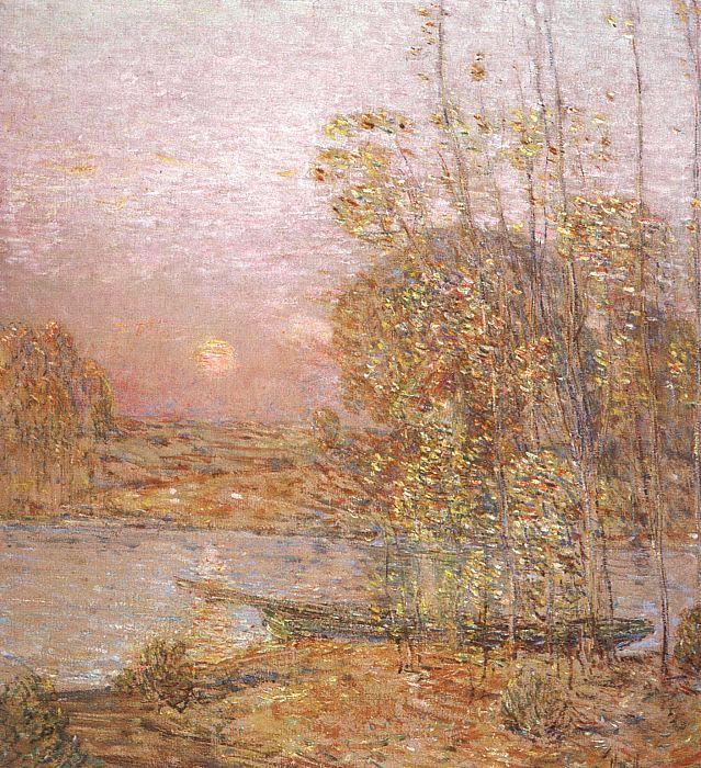 Childe Hassam Late Afternoon Sunset china oil painting image